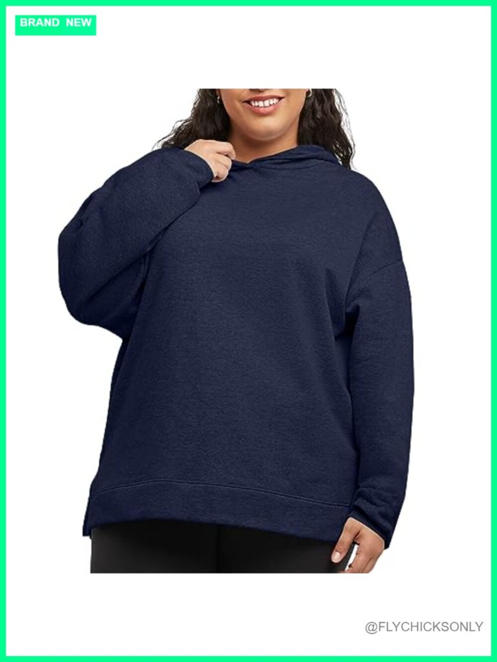 Hanes EcoSmart Midweight Fleece Hoodie Plus Size Pullover Sweatshirt